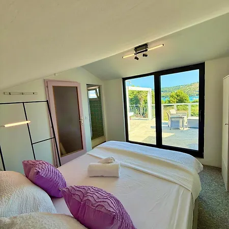 Beachfront Pantana Villa Trogir